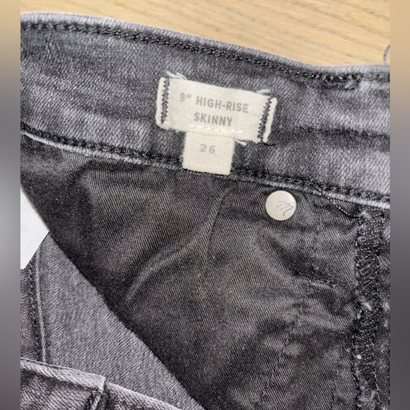 MADEWELL 9” High Rise Skinny Jean black women’s size 26 - Picture 5 of 8